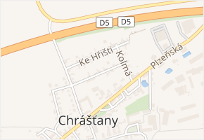 Za Mlýnem v obci Chrášťany - mapa ulice