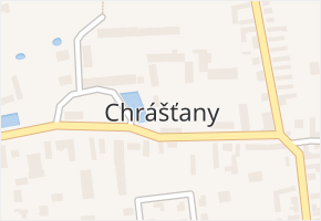 Chrášťany v obci Chrášťany - mapa části obce