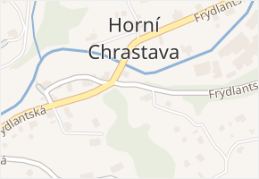 Frýdlantská v obci Chrastava - mapa ulice
