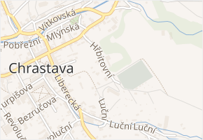 Hřbitovní v obci Chrastava - mapa ulice