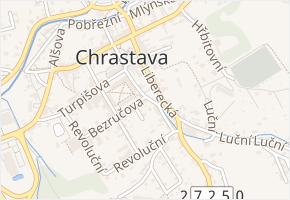 Loudátova v obci Chrastava - mapa ulice