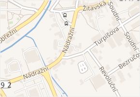 Nádražní v obci Chrastava - mapa ulice