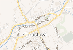 Spojovací v obci Chrastava - mapa ulice