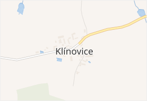 Klínovice v obci Chrášťovice - mapa části obce