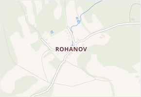 Rohanov v obci Chroboly - mapa části obce