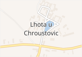 Lhota u Chroustovic v obci Chroustovice - mapa části obce