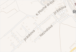 Bezručova v obci Chrudim - mapa ulice