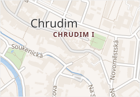 Břetislavova v obci Chrudim - mapa ulice