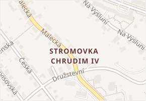 Chrudim IV v obci Chrudim - mapa části obce