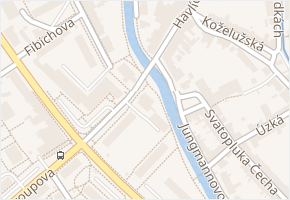 Havlíčkova v obci Chrudim - mapa ulice