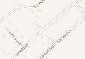 Jiráskova v obci Chrudim - mapa ulice