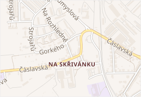 Krocínova v obci Chrudim - mapa ulice