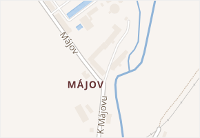 Májov v obci Chrudim - mapa ulice
