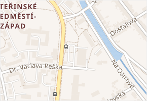 Obce Ležáků v obci Chrudim - mapa ulice