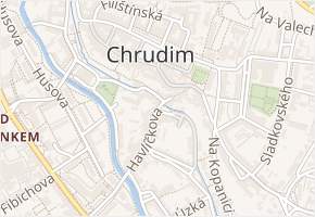 Pod Strání v obci Chrudim - mapa ulice