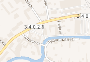 Poděbradova v obci Chrudim - mapa ulice