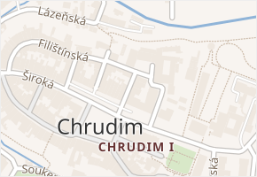 Rybičkova v obci Chrudim - mapa ulice