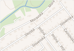Slezská v obci Chrudim - mapa ulice