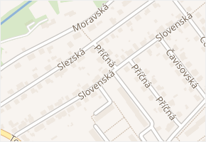 Slovenská v obci Chrudim - mapa ulice