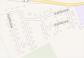 Vaňkova v obci Chrudim - mapa ulice