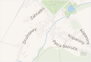 Říční v obci Chuchelná - mapa ulice