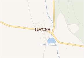 Slatina v obci Chudenice - mapa části obce