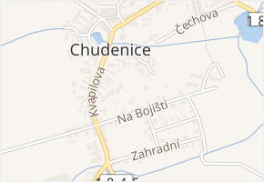 Záblatí v obci Chudenice - mapa ulice