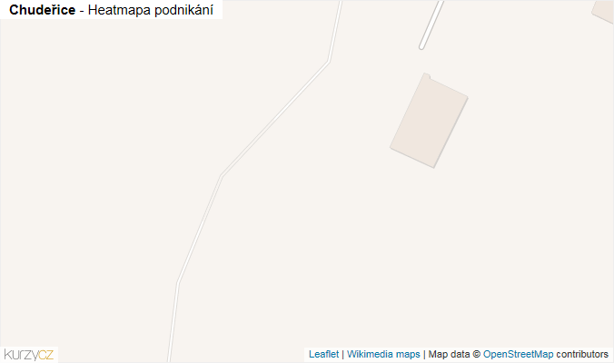 Mapa Chudeřice - Firmy v obci.