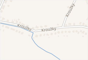 Kroužky v obci Chvalčov - mapa ulice