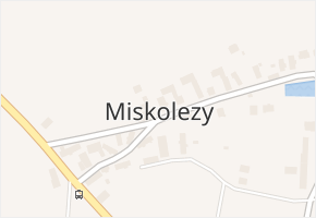 Miskolezy v obci Chvalkovice - mapa části obce