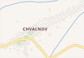 Chvalnov v obci Chvalnov-Lísky - mapa části obce
