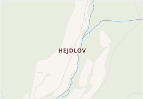 Hejdlov v obci Chvalšiny - mapa části obce
