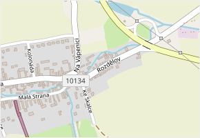Rozdělov v obci Chyňava - mapa ulice