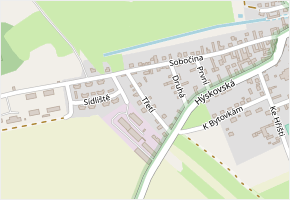 Třetí v obci Chyňava - mapa ulice