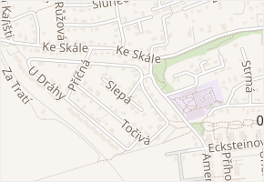 Krátká v obci Chýně - mapa ulice