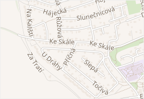 Souběžná v obci Chýně - mapa ulice
