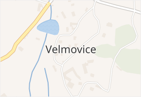 Velmovice v obci Chýnov - mapa části obce