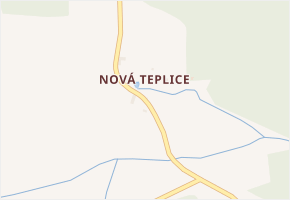 Nová Teplice v obci Chyše - mapa ulice
