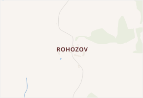 Rohozov v obci Chyšky - mapa části obce