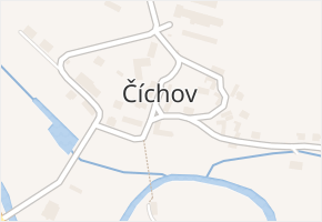 Číchov v obci Číchov - mapa části obce