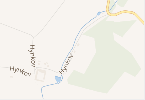 Hynkov v obci Číchov - mapa ulice