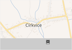 Za Kostelem v obci Církvice - mapa ulice