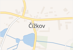 Čížkov v obci Čížkov - mapa části obce