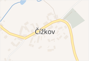 Čížkov v obci Čížkov - mapa části obce