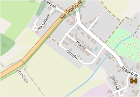 Okružní v obci Čížkovice - mapa ulice