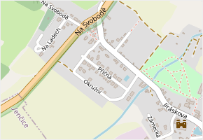 Příčná v obci Čížkovice - mapa ulice