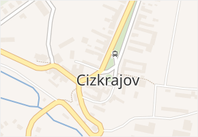 Cizkrajov v obci Cizkrajov - mapa části obce