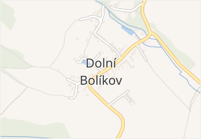 Dolní Bolíkov v obci Cizkrajov - mapa části obce
