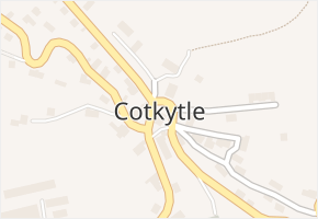 Cotkytle v obci Cotkytle - mapa části obce