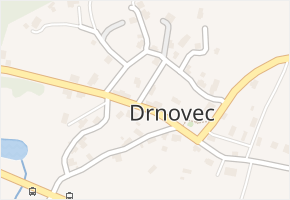 Drnovec v obci Cvikov - mapa části obce